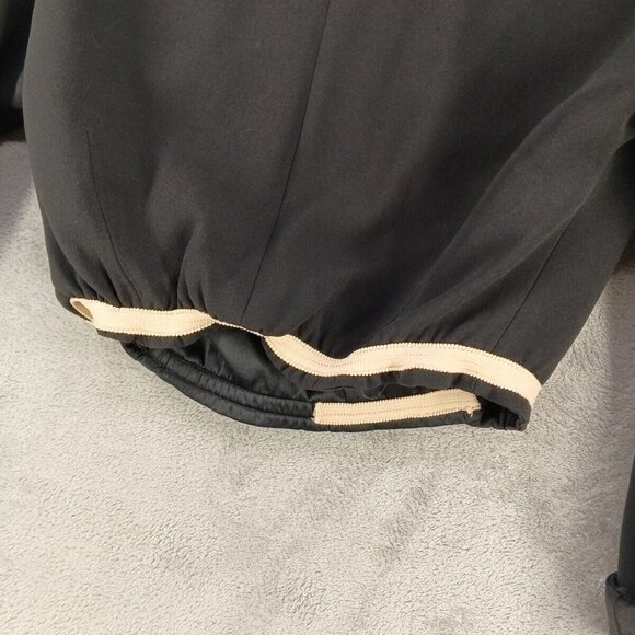 ALESSANDRO DELL ACQUA Wrap Crop Blazer Size 11 Junior Silk Wool Woven Black - Picture 11 of 13